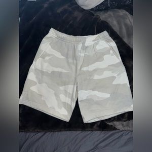 Nike White Camo Shorts